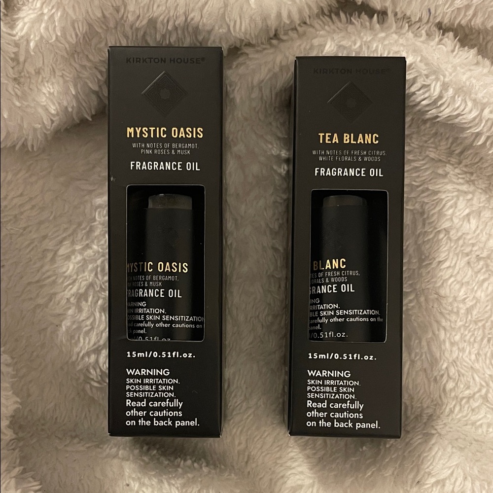 Kirkton House Mystic Oasis & Tea Blanc Fragrance Oil NEW viral sold out